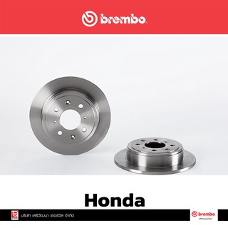 จานเบรก Brembo HONDA Civic ปี 1991 EG EK, Jazz City ปี 2002 หลัง เบรคเบรมโบ้ รหัสสินค้า 08 5719 10 (ราคาต่อ 1 ข้าง)