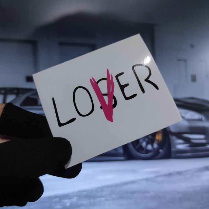 สติ๊กเกอร์ LOVE LOSER