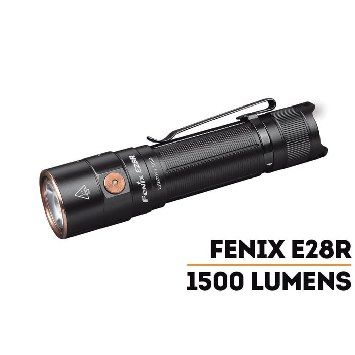 XQ ไฟฉาย Fenix E28R สว่าง 1500LM ชาร์จ USB-C Free Battery Fenix 18650x1 สินค้ารับประกัน 3ปี
