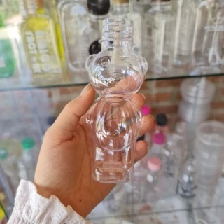 150/250 ML (ขวดน้องหมีน่ารัก) ขวดพลาสติกPET แบบแข็ง พร้อมฝาปาก 30 มม.