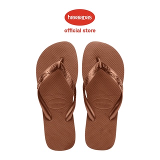 Havaianas รองเท้าแตะ สีทองแดงเมทัลลิก กันสนิม สําหรับทุกเพศ