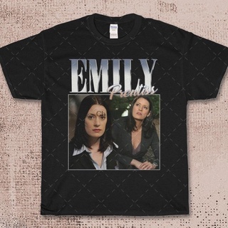 เสื้อยืดผ้าฝ้ายพิมพ์ลายแฟชั่น 【ขายดี เสื้อยืด】เสื้อยืดแขนสั้น พิมพ์ลาย Emily Prentiss Criminal Minds TV Series โอเวอร์ไซ