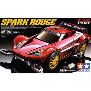 โมเดลรถมินิ4WD Tamiya Mini4WD 1/32 TA18642 SPARK ROUGE (MA)