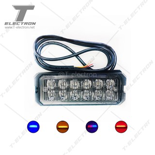 ไฟ LED แต่งรถ / ไฟฉุกเฉิน ติดรถ 12 LED รุ่น 12A