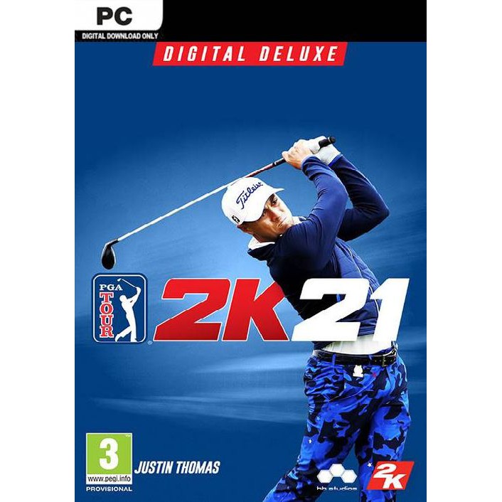 PC เกมส์คอม PGA Tour 2K21 แฟลชไดรฟ์ DVD