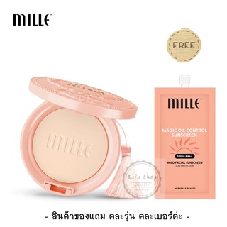 Mille แป้งหอยทากผสมคอลลาเจน Snail Collagen Pact SPF25 PA++ 11g.