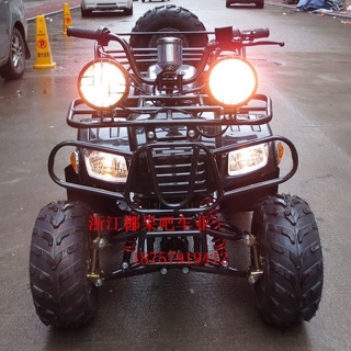 ✽✓✙รถเอทีวีสี่ล้อออฟโรด 125CC ยางสูญญากาศ Hummer ATV ขนาด 7 นิ้วขนาดเล็กดัดแปลงด้วยไฟตาข่ายคู่