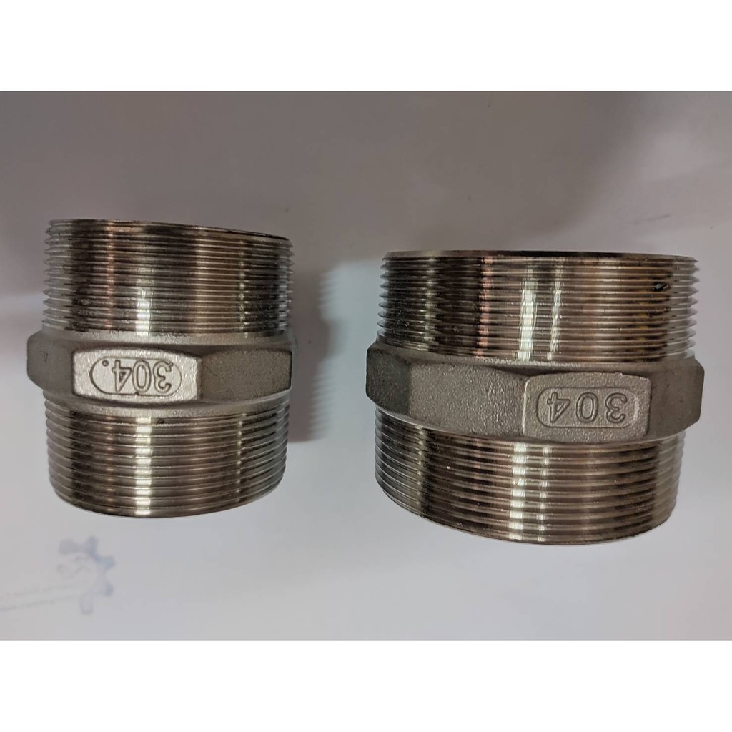 นิปเปิ้ลสแตนเลส304 Stainless304 Nipple ขนาด 2" ถึง 2-1/2 " (นิ้ว)
