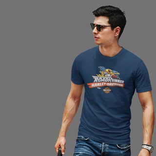 คอลูกเรือเสื้อยืดคอกลมเสื้อยืด พิมพ์ลาย Arizona Motorcycle Bikers Harley Davidson สไตล์วินเทจ แฟชั่นเรโทร สําหรับผู้ชายผ