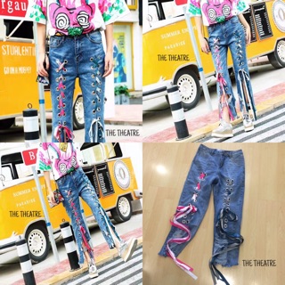 Korea Ribbin Jeans