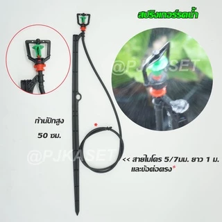 สปริงเกอร์ มินิสปริงเกอร์ พร้อมก้านปักยาว 50 ซม.และสายไมโครยาว 1 เมตร