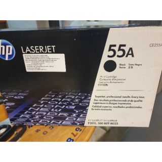 [ลด 80บ. โค้ด ENTH119]HP 55A CE255A Black ตลับหมึกโทนเนอร์ สีดำ 