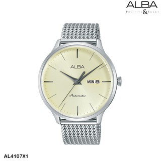 ALBA นาฬิกาข้อมือผู้ชาย  รุ่น AL4107X สีเงิน