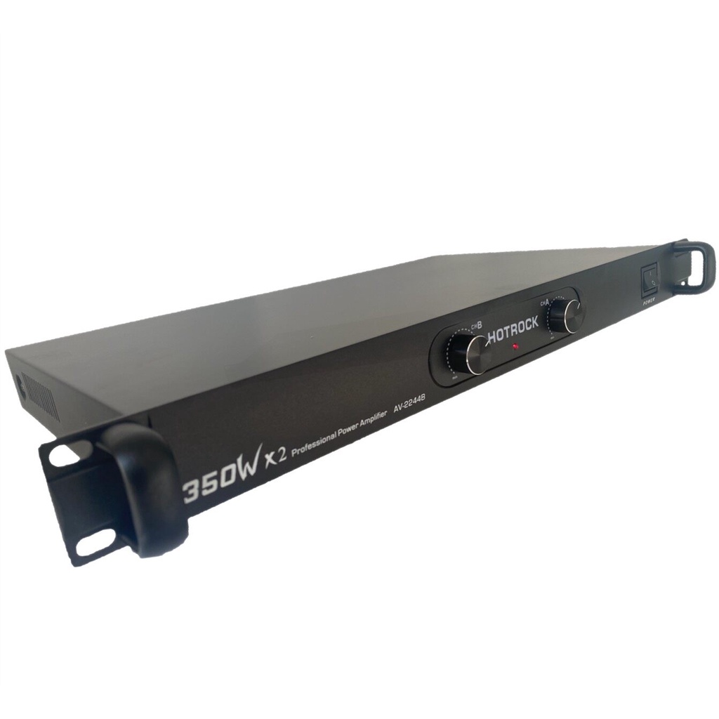 เพาเวอร์แอมป์ 350W+350Wวัตต์RMS เครื่องขยายเสียง รุ่น AV  2244B