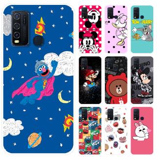 เคสสำหรับเคสโทรศัพท์ซิลิโคนลายการ์ตูนสําหรับ Vivo Y 50 Y 50 Y 50 Vivoy 50เคส