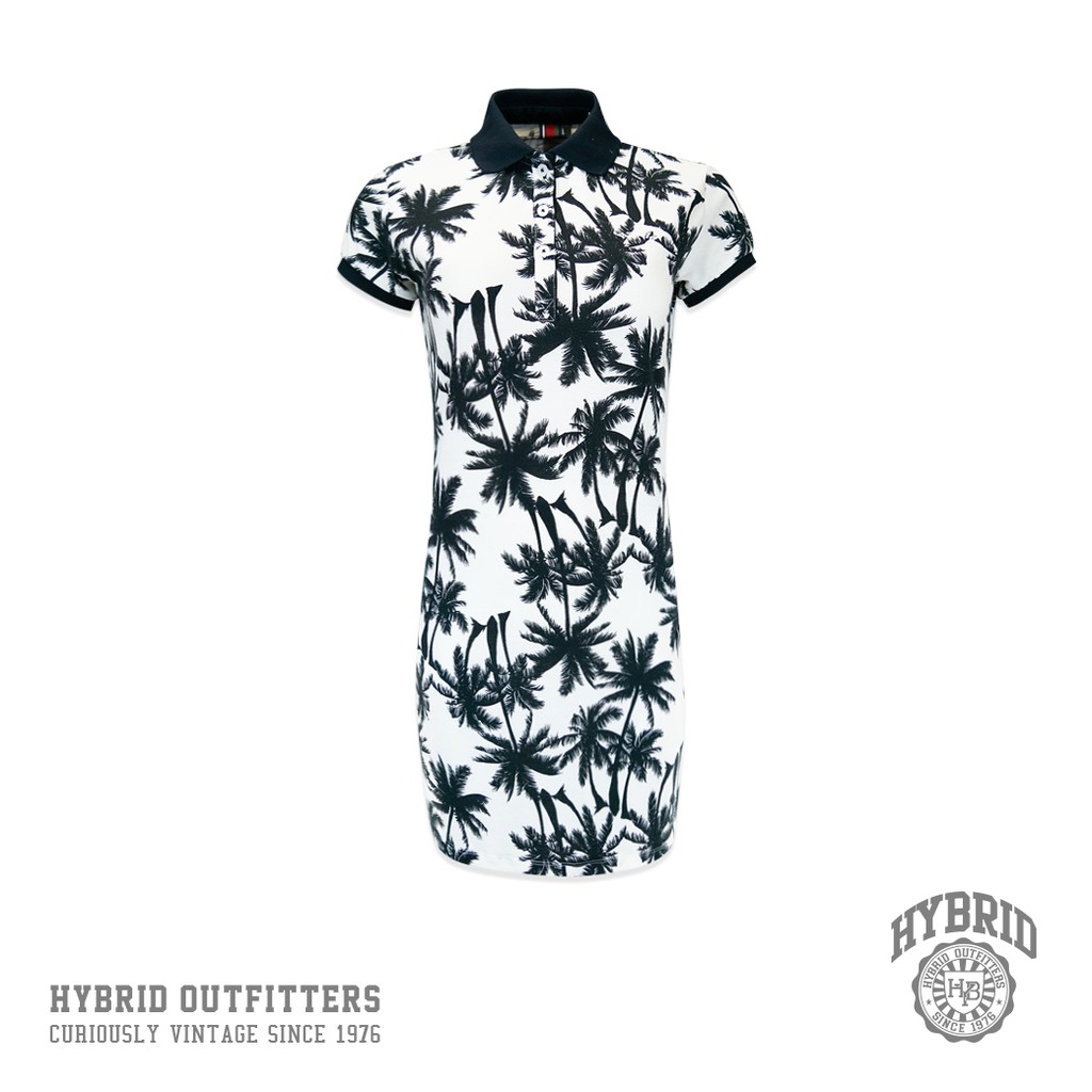 Hybrid Polo Dress Women ไฮบริด เดรสโปโล สีครีม (Cream)