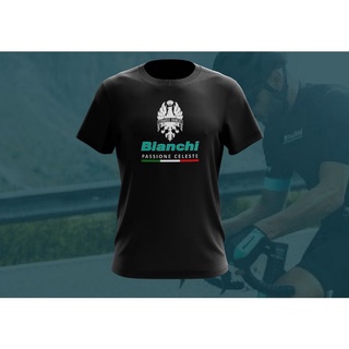 เสื้อยืดผ้าฝ้ายพิมพ์ลายแฟชั่น เสื้อยืด ลาย Bianchi
