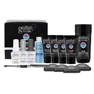 GELISH POLYGEL KIT เซตต่อโพลี่เจลไม่ไหลต่อง่ายเสร็จเร็ว ไม่เหม็น เบาเล็บเหมือนไม่ได้ต่อเล็บ ต่อง่ายกว่า ปลอดภัย