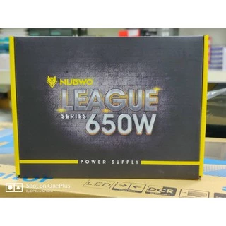 POWER SUPPLY (อุปกรณ์จ่ายไฟ) NUBWO 550,650 WATT (NPS-020)(NPS-030) NPS650 ไม่มีไฟเลี้ยงการ์ดจอ ประกัน 1 ปี