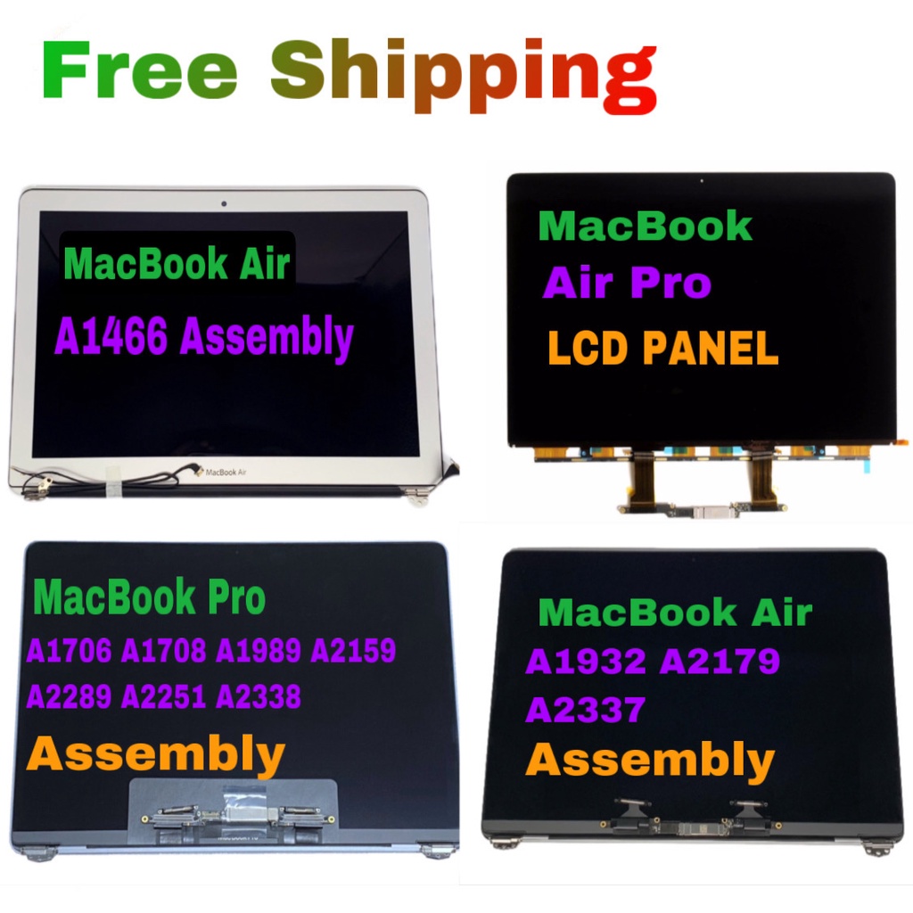 NEW LCD For MacBook Retina 13.3" A1466 A1932 A2179 A2337 A2338 A1706 A1708 A1989 A2159 A2251 A2289 L