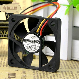 Free Shipping ADDA AD0512LB-G72 5010 12V 0.09A with original head three quiet axial cooling fan