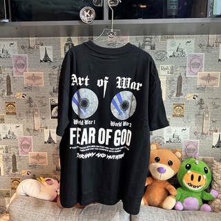 FOG Fear Of God Vintage Art Of War Tshirt 2022 เสื้อยืดวินเทจ