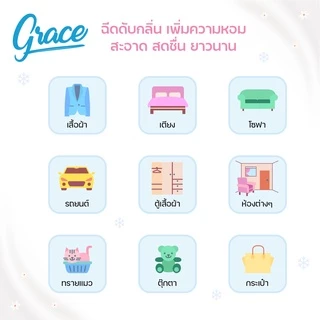 น้ำหอมฉีดผ้าเกรซ-แกลลอน3ลิตร(เอาใจเจ้าของกิจการและร้านซักรีดสุดคุ้มGraceน้ำยาฉีดผ้าราคาส่ง)