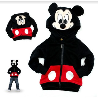 N6449MK เสื้อแจ็กเก็ต เสื้อกันหนาวแฟนซี Mickey Mouse (หนาค่ะ) ด้านในบุผ้าสำลีหนา ใส่แล้วอุ่น