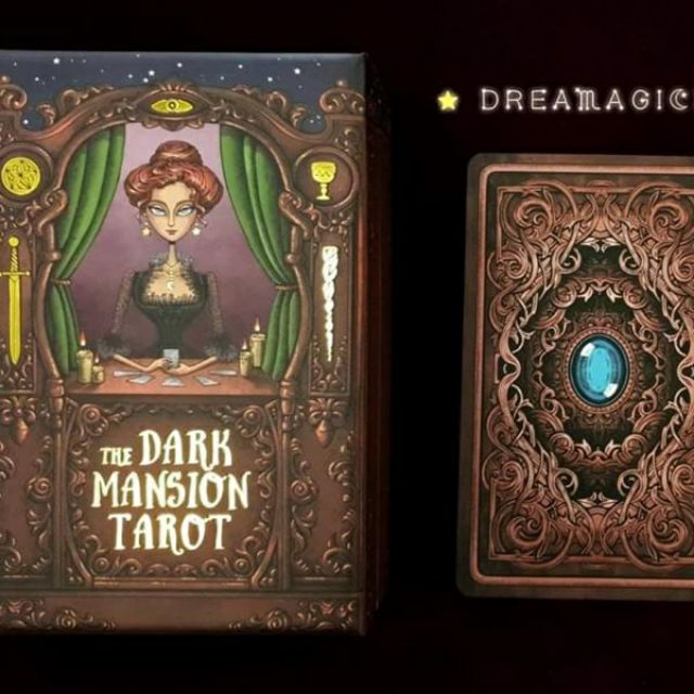ไพ่ทาโร่ต์ขอบทอง Dark Mansion Tarot/Dark Mansion Tarot/ไพ่ยิปซีแท้/ไพ่ทาโร่ต์/ไพ่ออราเคิล/Tarot/Orac