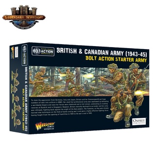 [พร้อมส่ง] WARLORD GAMES : British &amp; Canadian Army (1943-45) Starter Army โมเดลจำลอง