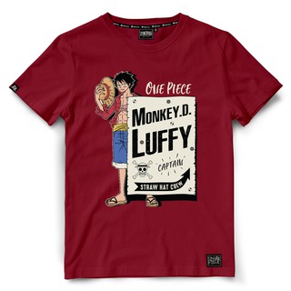 คอลูกเรือ4Prn /  ผู้ชาย Dextreme เสื้อวันพีซ One Piece Monkey D Luffy  โปโล   **   adidas !S-5XL