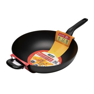 🚚💨พร้อมส่ง!! ซีกัล กระทะทรงลึกนอนสติ๊ก 32 ซม. Seagull Nonstick Deep Fry Pan 32 cm