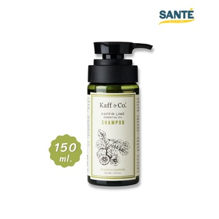 [150 ML.] แชมพูน้ำมันมะกรูดสกัดเย็น Kaff &amp; Co. Kaffir Lime Essential Oil Shampoo สำหรับหนังศีรษะแห้ง คัน รังแค