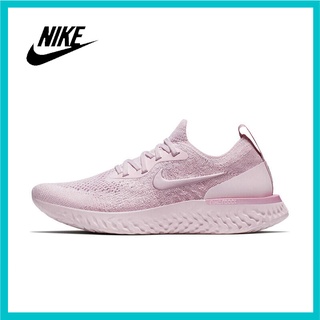 ข้อเสนอพิเศษ ของแท้ Nike Epic React Flyknit รองเท้าวิ่งผู้ชายและผู้หญิง