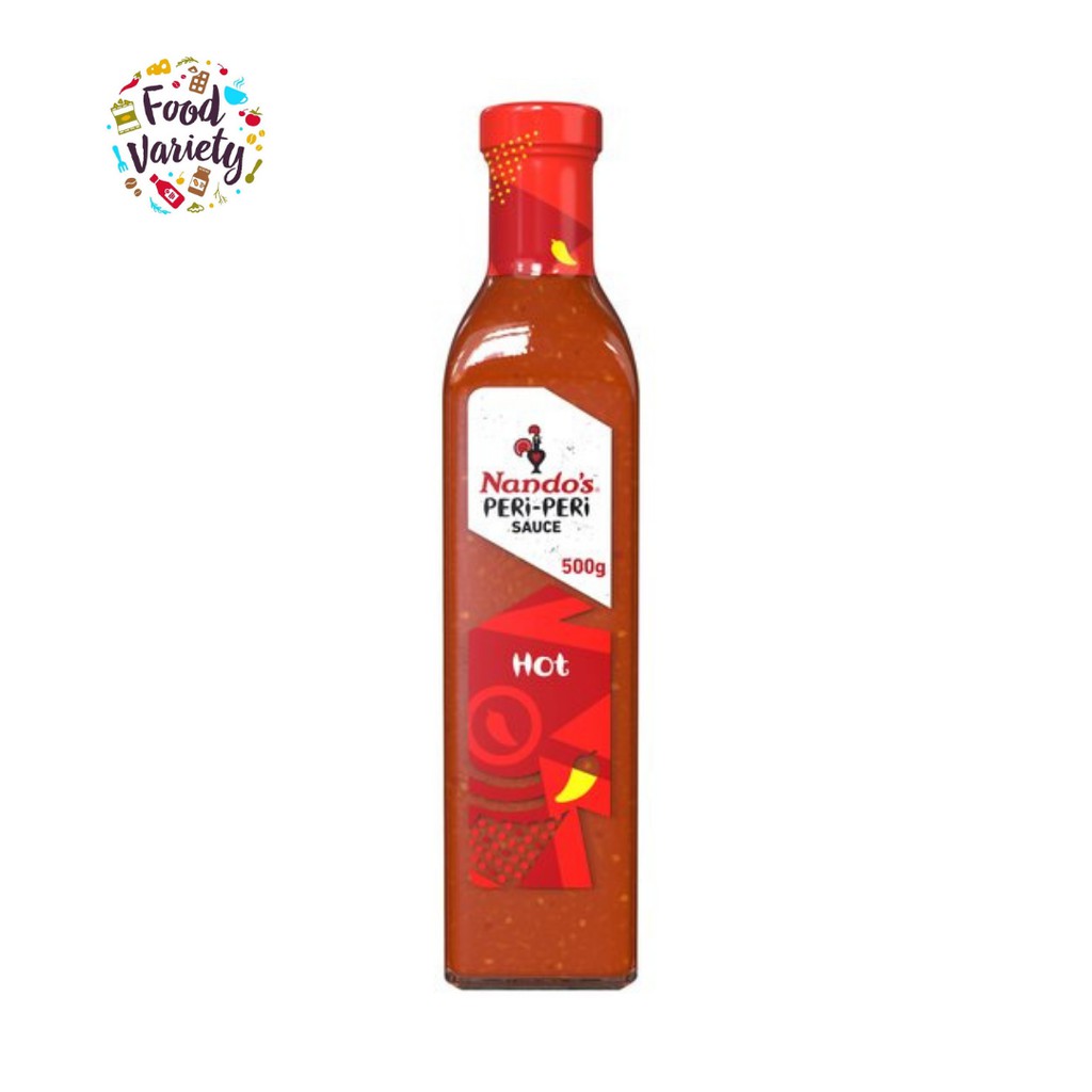 Nandos Peri-Peri Hot Sauce 500g Nandos เพริ-เพริ ซอสรสเผ็ด 500g