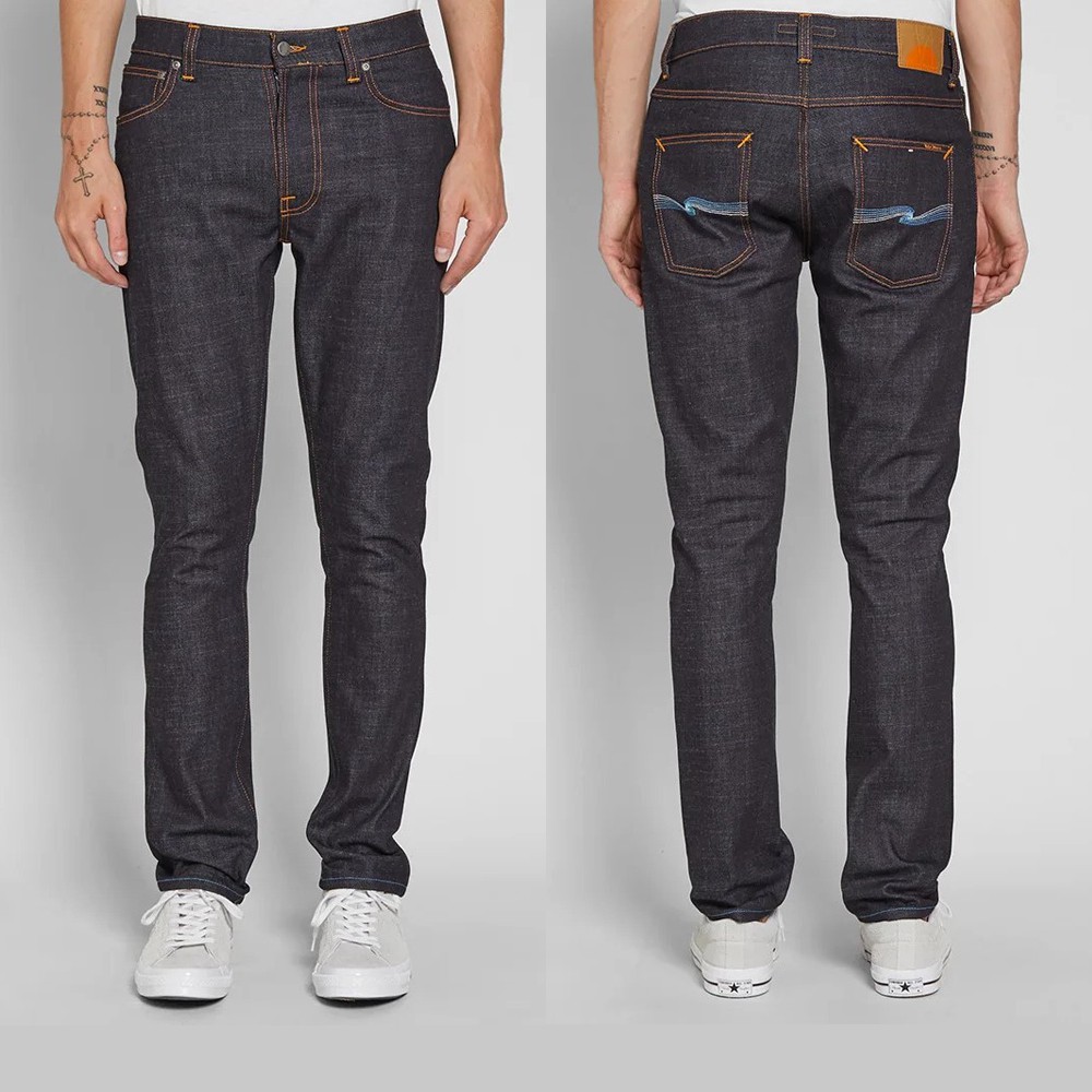 nudie lean dean dry aquamarine