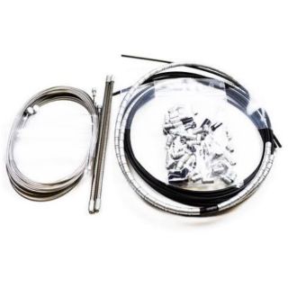 สี เงิน silver  สายแต่ง cable จักรยาน ยี่ห้อ nokon