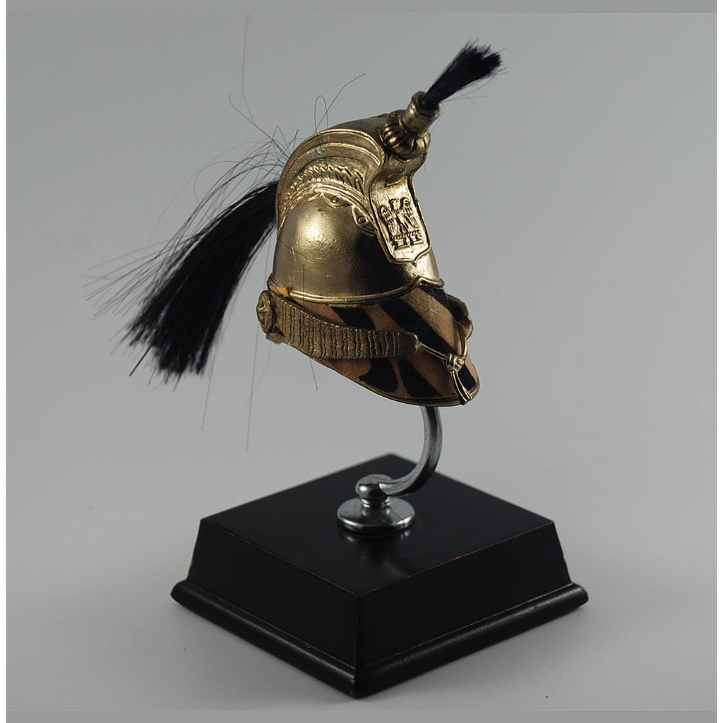 Antique Mini Knight Warrior Heavy Metal Helmet