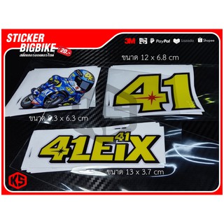 สติ๊กเกอร์ #41 Aleix Espargaro (3M) สติ๊กเอร์บิ๊กไบค์ สติ๊กเกอร์มอไซค์ สติ๊กเกอร์ติดรถ สติ๊กเกอร์ motogp / KS Stickerbig