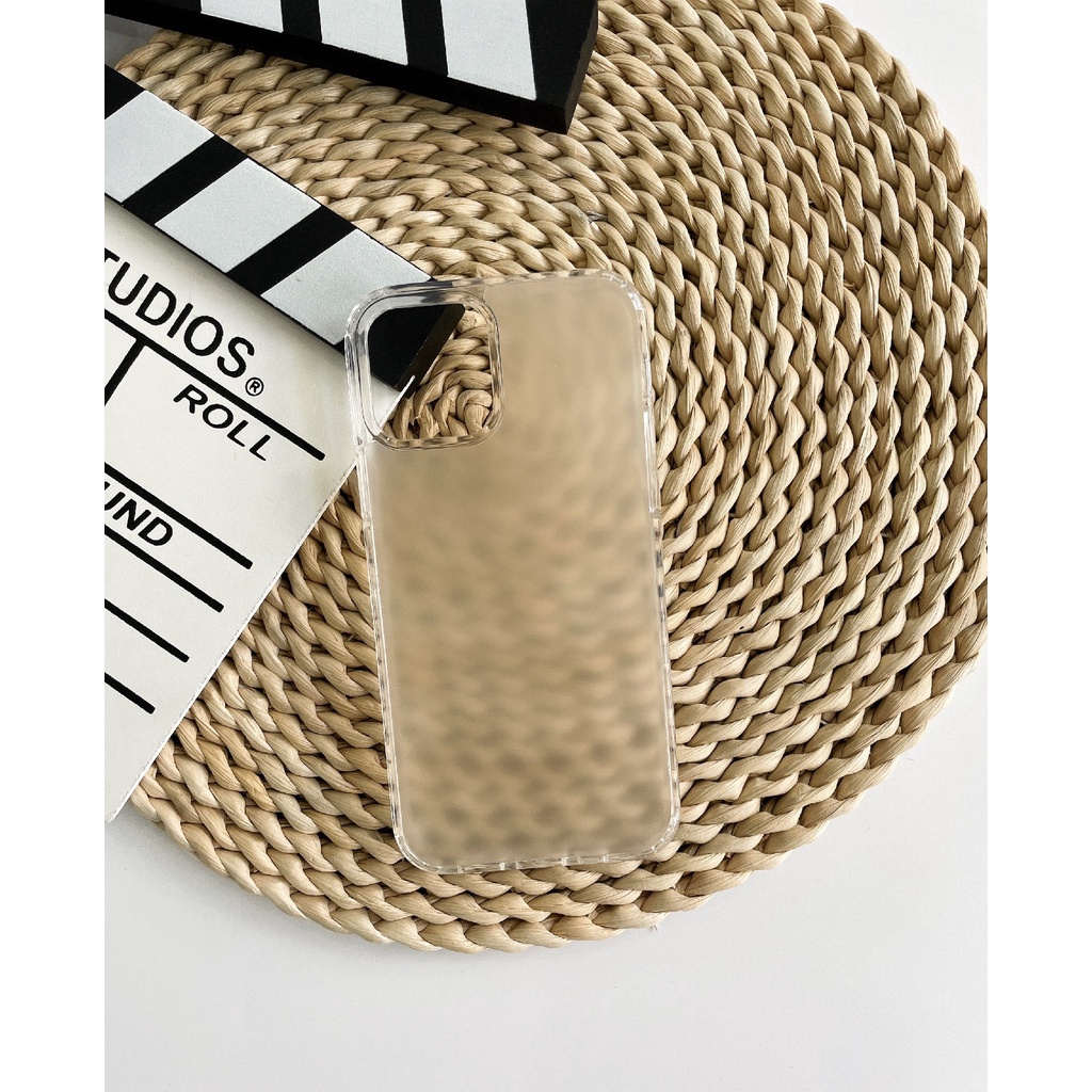 เคสใสงานหลังขุ่นกันกระเเทก สำหรับรุ่นไอโฟน i6 i7 6plus i7plus x xr xsmax i11 i11promax 12pro i12pro 