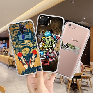 เคส OPPO F7 F9 F11 F15 F17 F1S F5 A91 A37 A59 A73 A5 A9 A71 A79 A73 A7X A71K Pro 2018 2019 2020 เคสโทรศัพท์ เคสซิลิโคน กันกระแทก ฝาปิด นิ่ม Clear TPU Camera Protection การ์ตูน 71-5