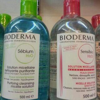 ล้างเครื่องสำอางค์ Bioderma Crealine (Sensibio) H2O 500ml 