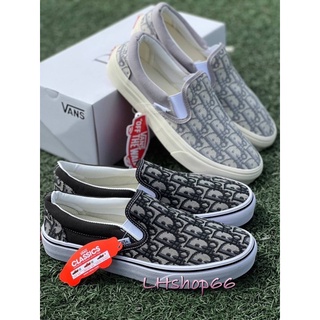 ✔️รองเท้าผ้าใบ Vans x  Slip on สินค้าพร้อมกลอ่ง เก็บปลายทางได้!!