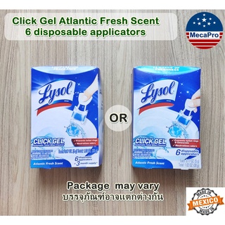 Click Gel Automatic Toilet Bowl Cleaner Atlantic Fresh Scent 6 disposable applicators (Lysol®)