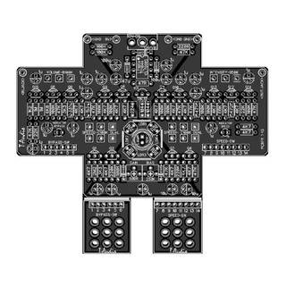 แป้นเหยียบเอฟเฟคกีตาร์ PCBFX-145 EI-Vibe Chorus Vibrato DIY 1590BB