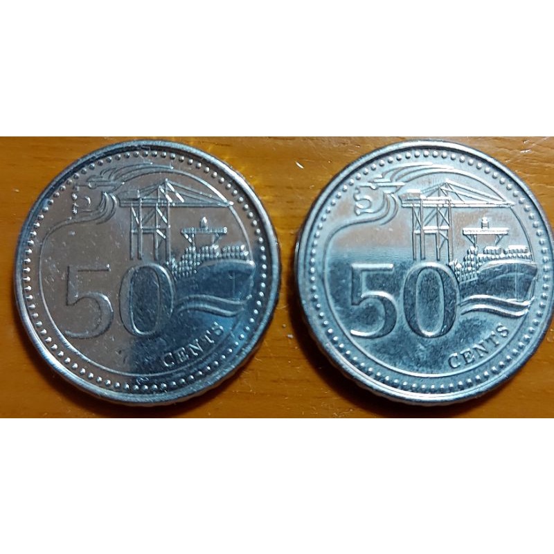 เหรียญ 50 cent สิงค์โปร