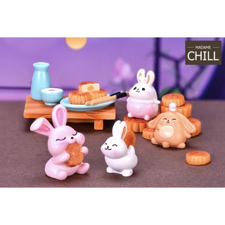 [MC365] ตุ๊กตุ่นจิ๋ว กระต่ายไหว้พระจันทร์ 🐰🌛 (1 ชิ้น ราคา 5, 10, 12, 15 บาท)