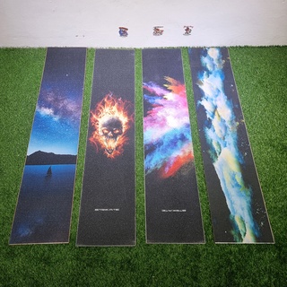 [0303] กระดาษทราย grip tape 122x26cm ลายกราฟฟิก Surf skate longboard