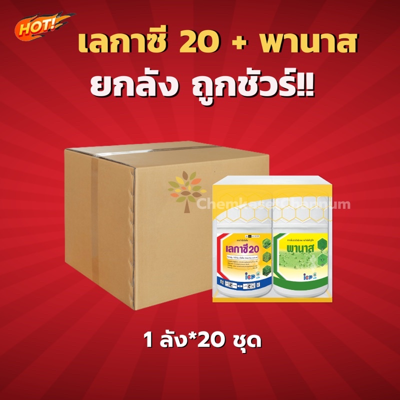 เลกาซี 20 + พานาส(ชุดกล่องเหลือง) – ยกลัง (1 ลัง*20ชุด) = ชิ้นละ 245 บาท