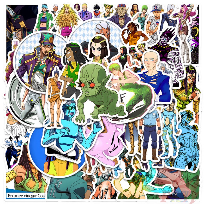 JoJo's Bizarre Adventure . Stone Ocean Series 02 Stickers 50Pcs/Set DIY Fashion Waterproof Decals Doodle Stickers